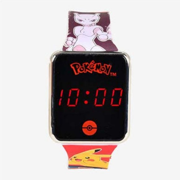 New $30 ACCUTIME Pokemon Kid's Touch Screen Red Silicone LED Watch - Picture 3 of 6